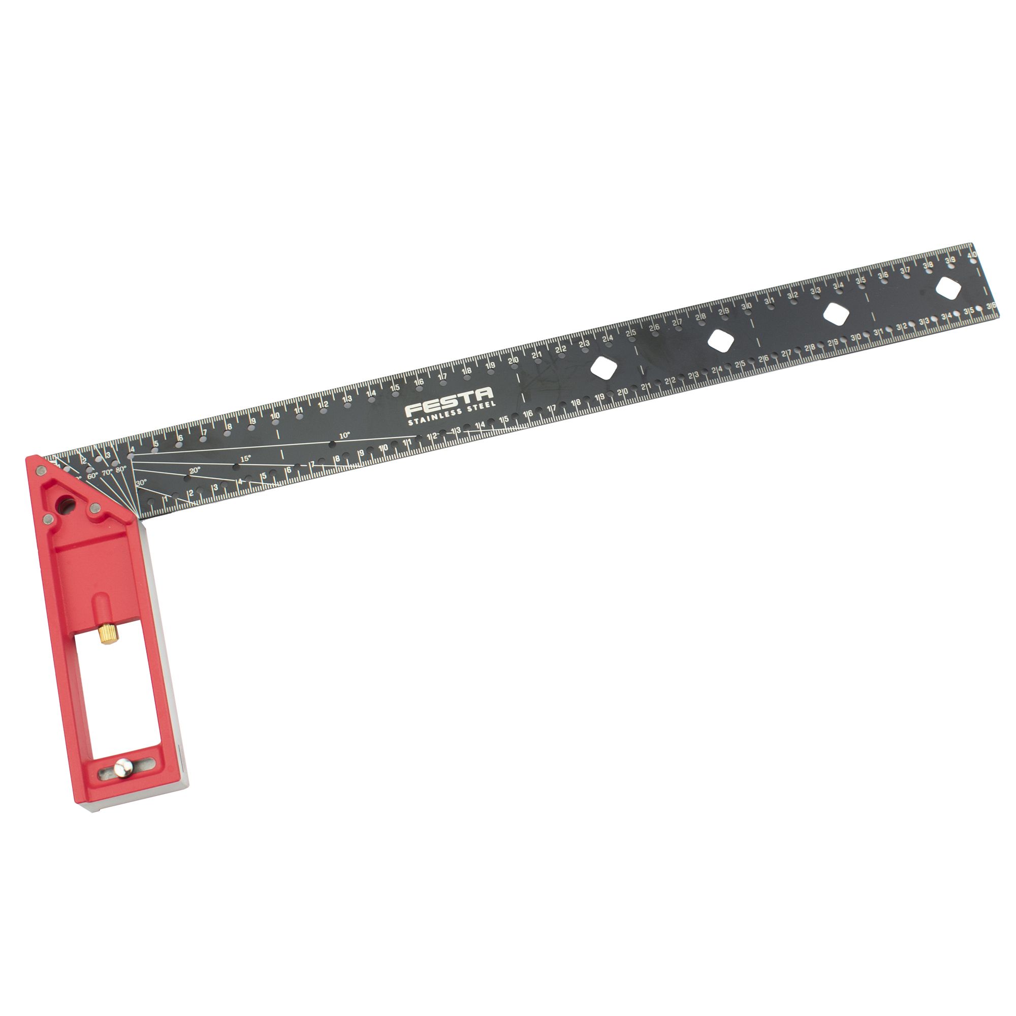 Úhelník příložný, ALU + INOX, 400mm, FESTA