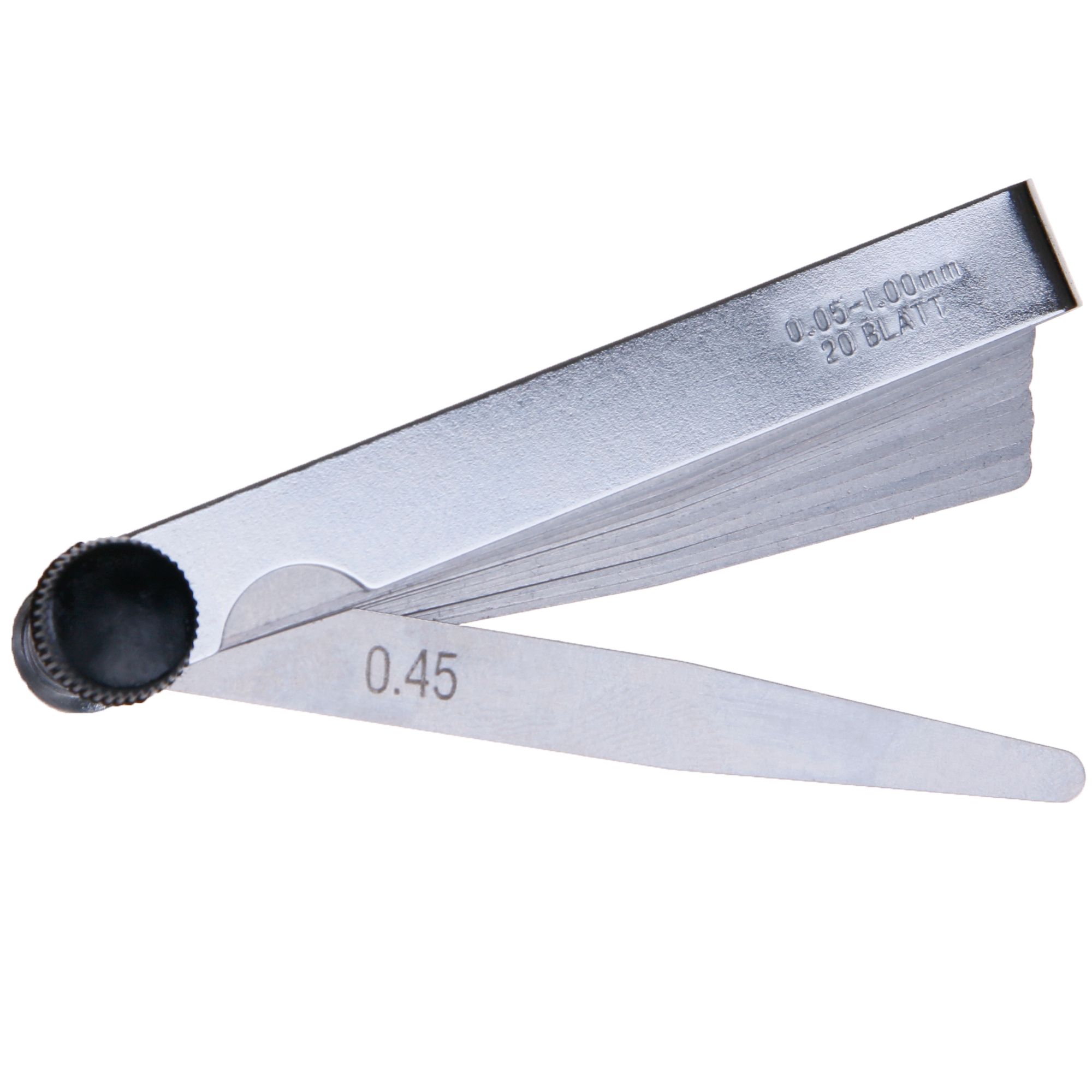 Měrky spárové ocelové, 20 listů, 0.05 - 1.0mm