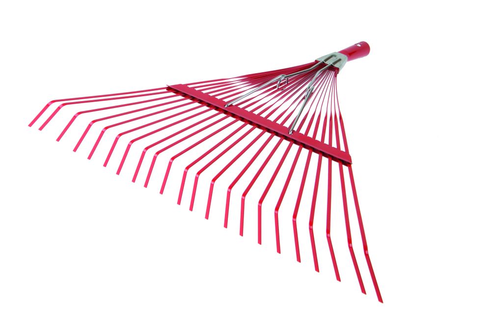 Hrábě švédské, lamelové, 56cm, kov, vyztužené pružinou, bez násady, FESTA