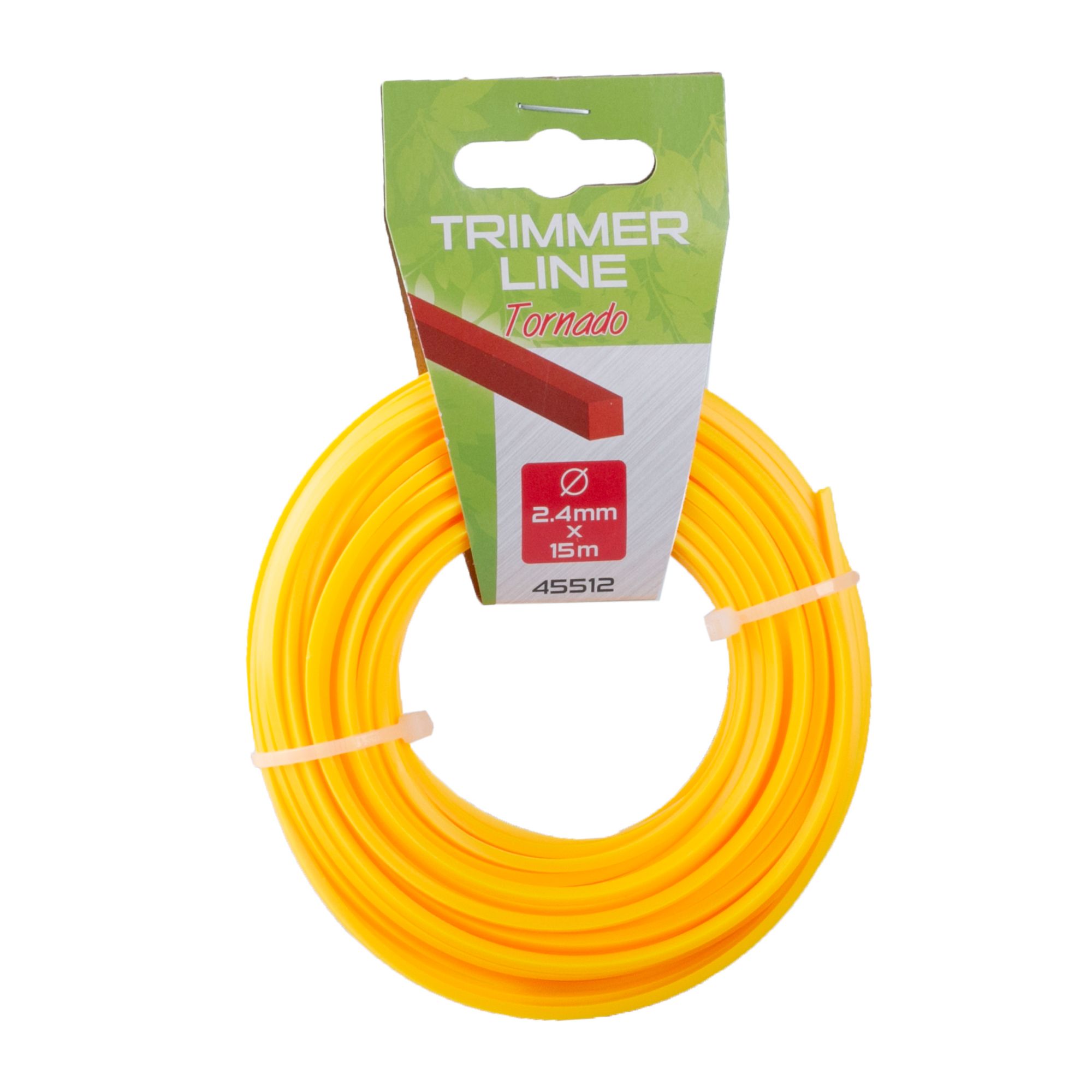 Struna žací, 2,4mm, čtverec, 15m, ROSA