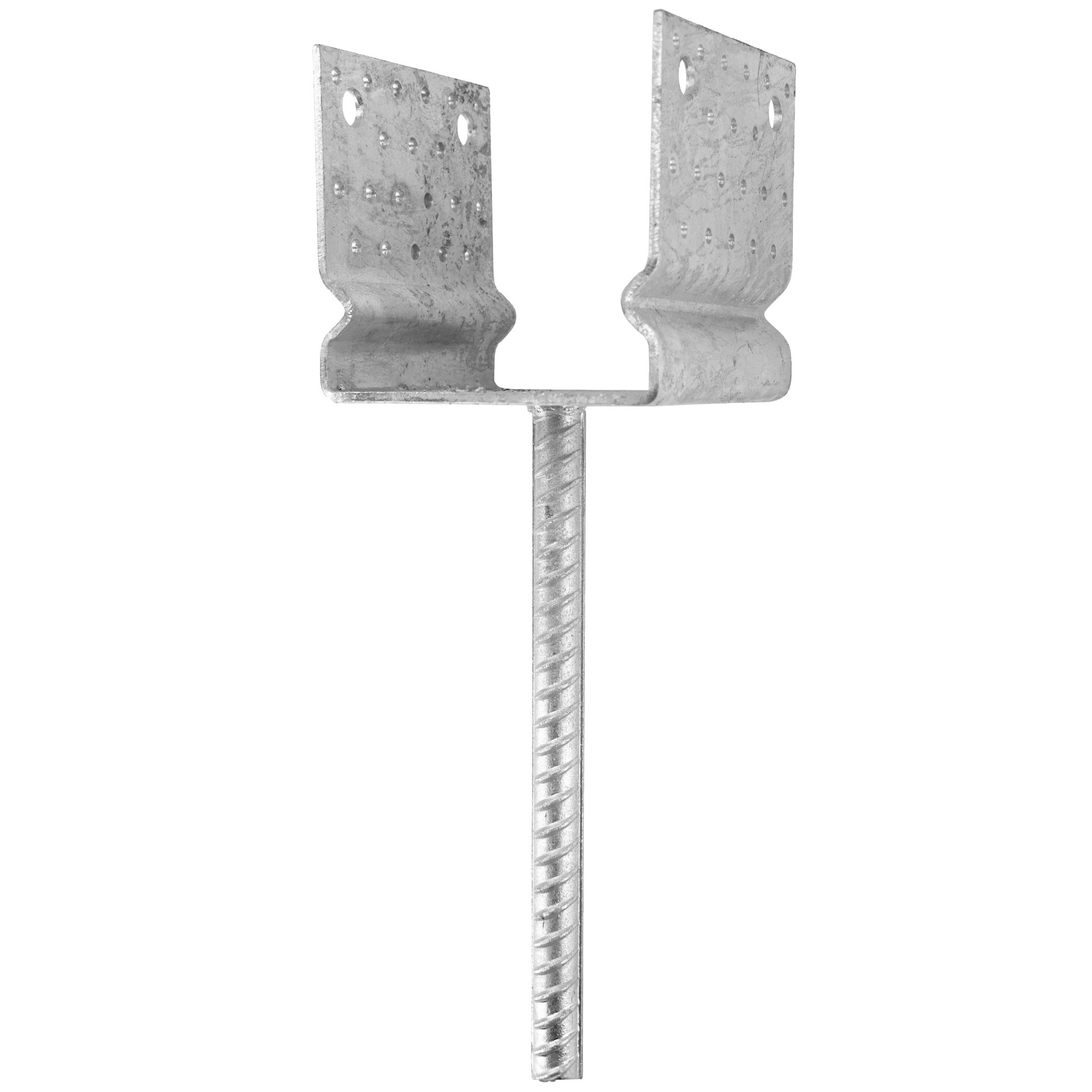 Patka kotevní s trnem, s prolisem, 120x120mm, ZN