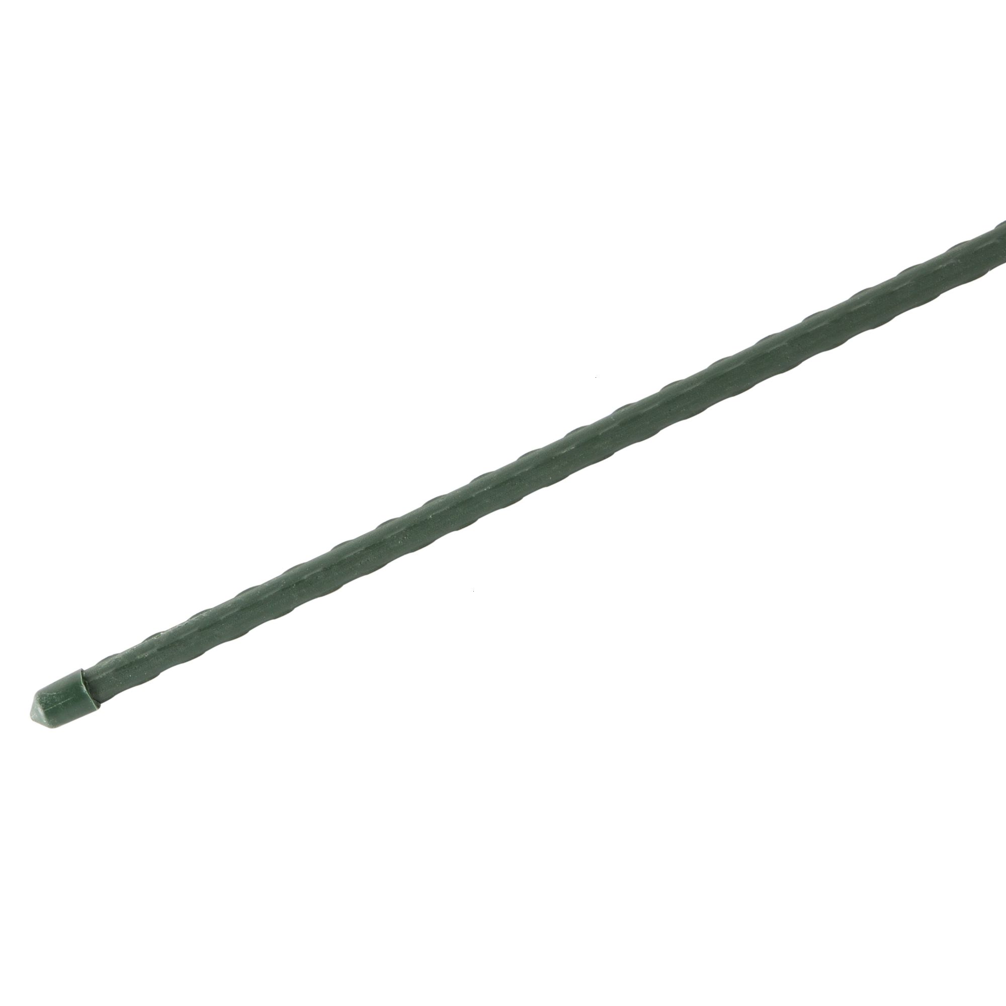 Tyč podpěrná, 20mm, 150cm, kov+PVC, zelená, koncovky