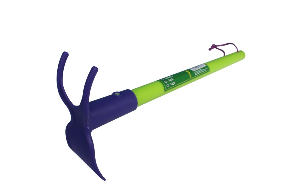 Dětské nářadí plastové - motyčka s vidličkou s násadou