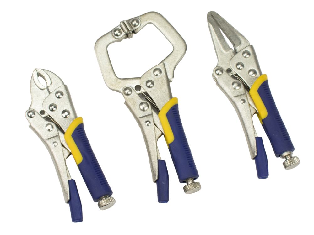 Kleště rychloupínací, MINI, sada 3ks, STREND PRO