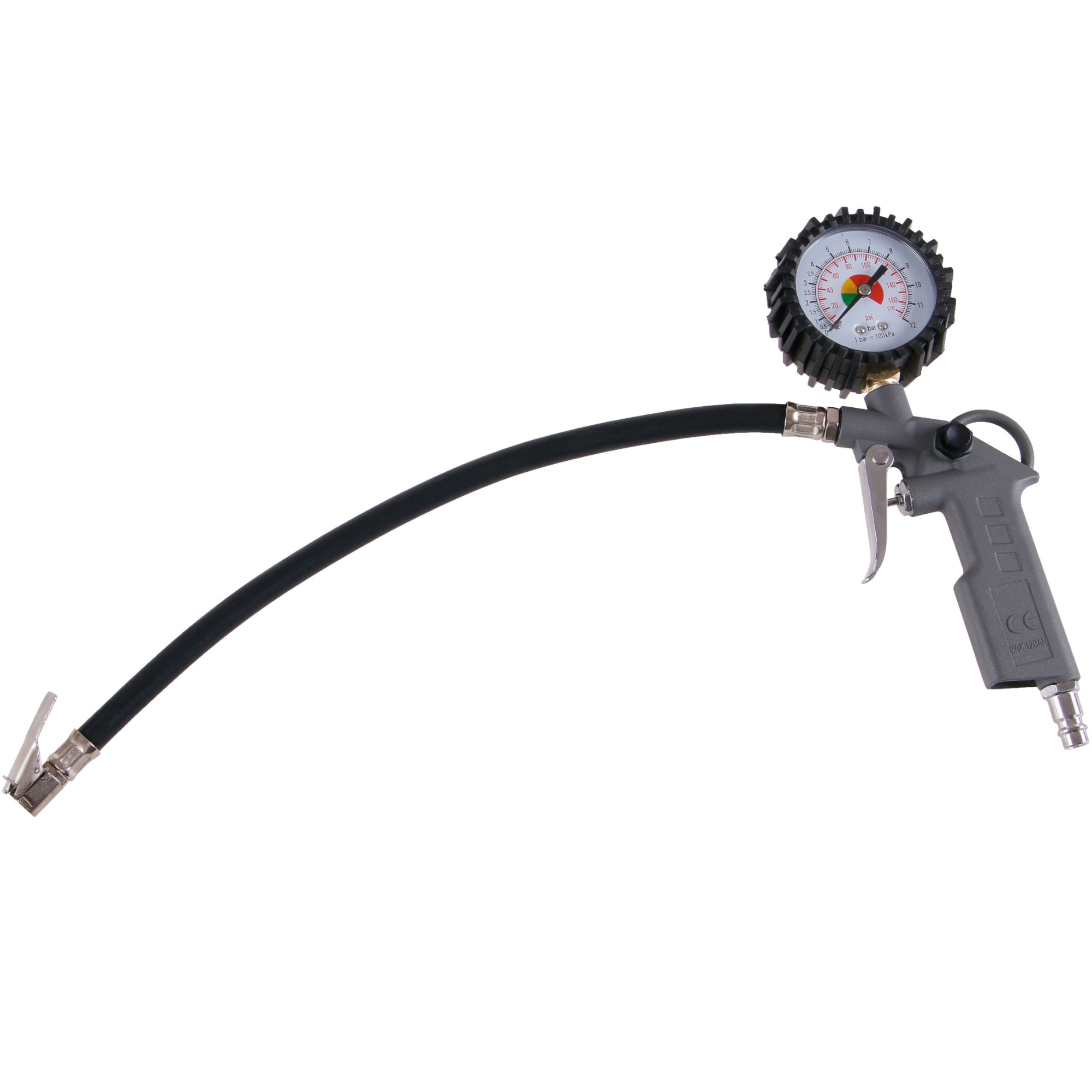 Plnič pneumatik s manometrem, 12bar, FESTA