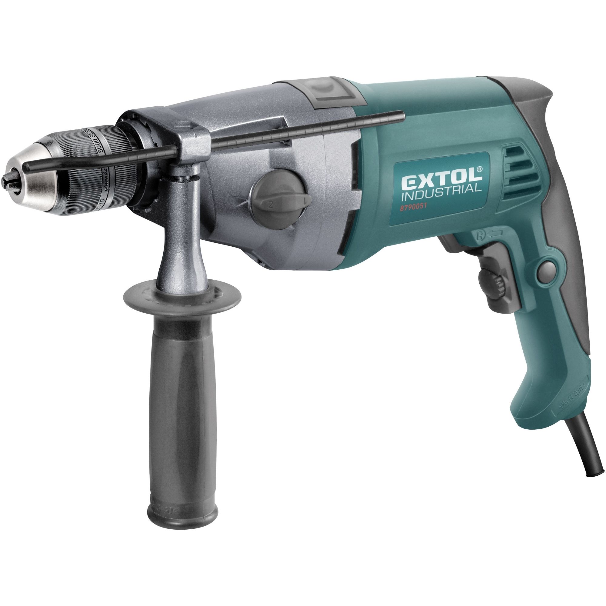 Vrtačka s příklepem, 1050W, 1,5-13mm rychloupínací, HDD 1050 C, EXTOL INDUSTRIAL