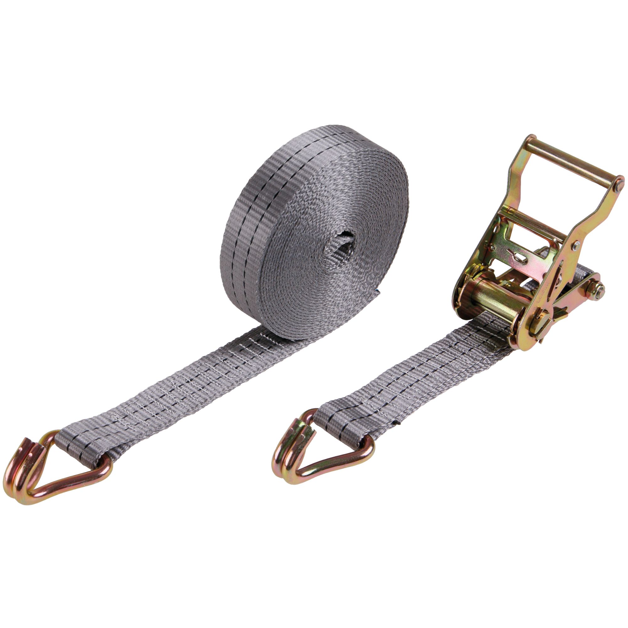 Pás upínací s ráčnou a háky, 35mm × 8m, TÜV/GS, nosnost 2000kg