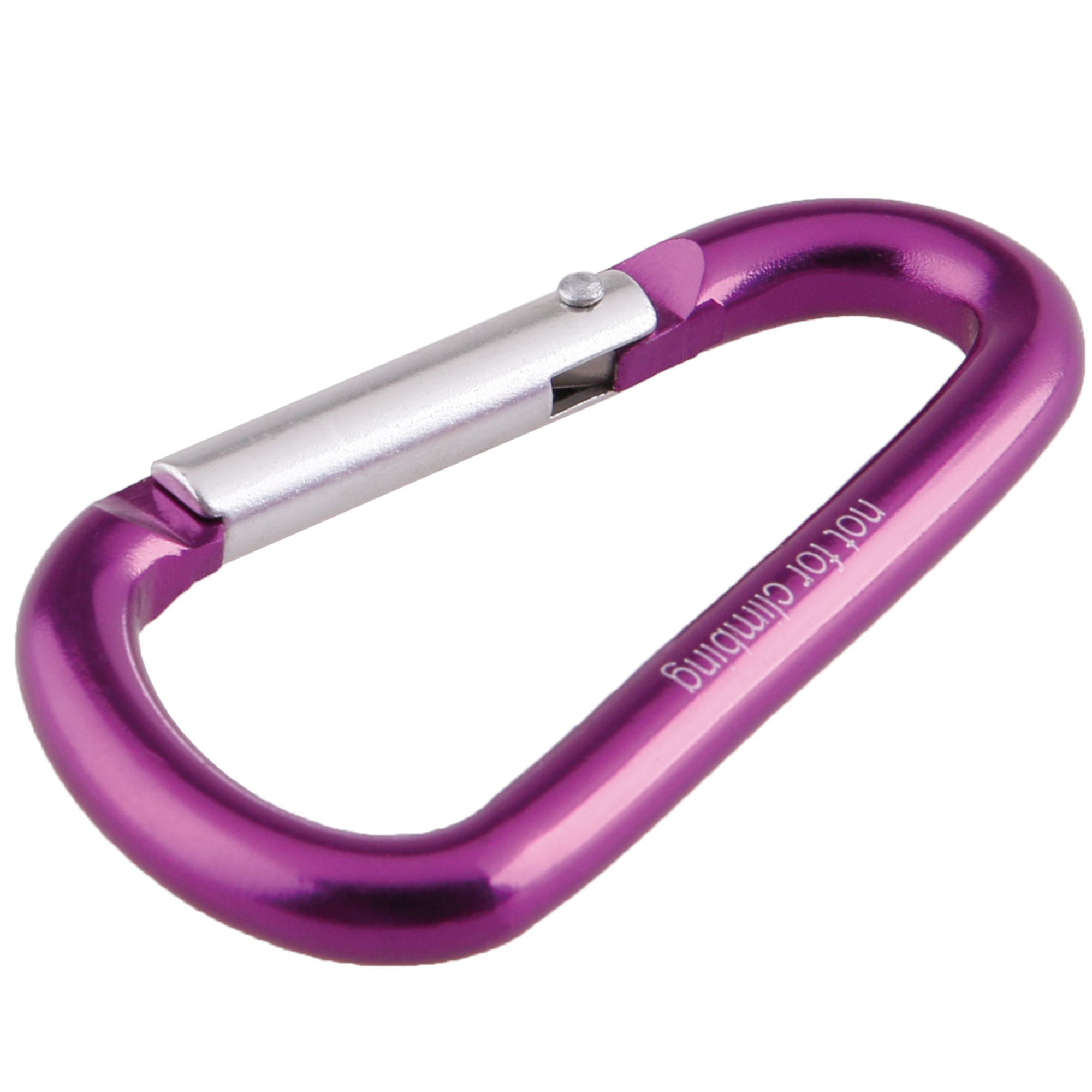 Karabina hasičská hliníková, 80 x 8mm, barevná, sada 2ks