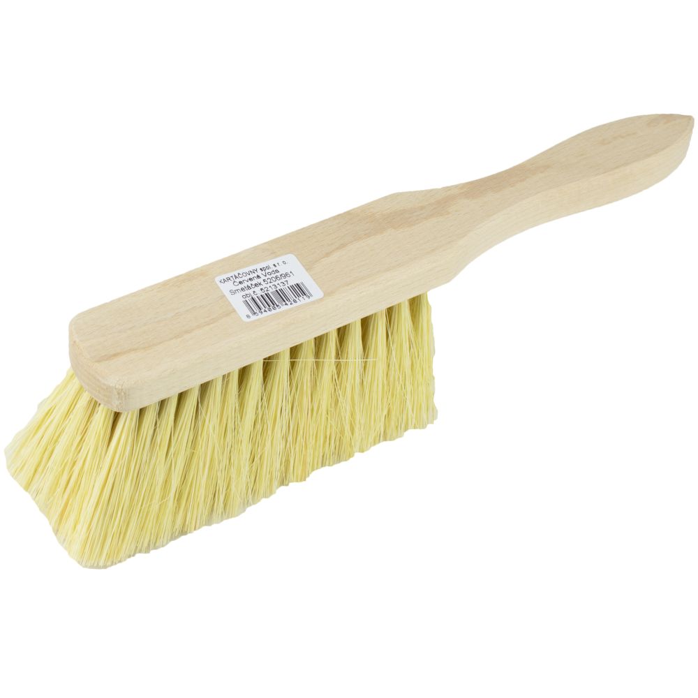 Smetáček dřevěný, nelakovaný, 5206/961, délka 28,5cm, vlákno FÍBR