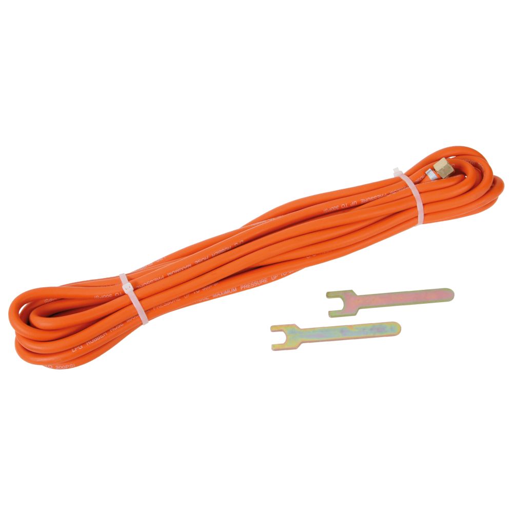 Hadice LPG 10m, pr. 6,3mm, 2× šroubení G 3/8”, FESTA