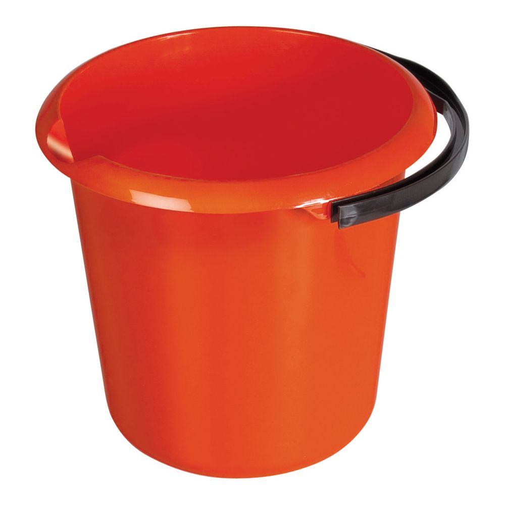 Vědro plastové, 10L, s výlevkou, barevné, SPOKAR