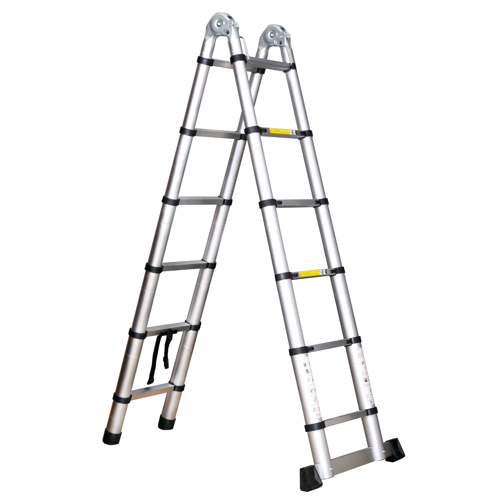 Žebřík teleskopický, skládací, 380cm