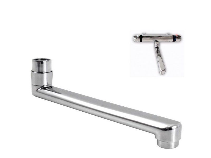 Ramínko pro termostatickou baterii, 215mm, rovné, chrom, BALLETTO