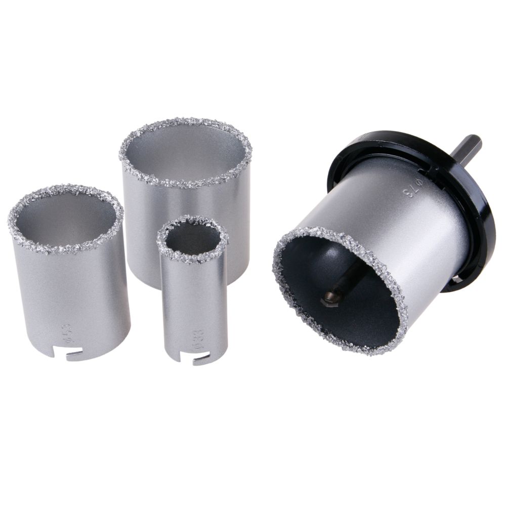 Korunky vykružovací karbidové, 33 - 73mm, sada 6ks, FESTA