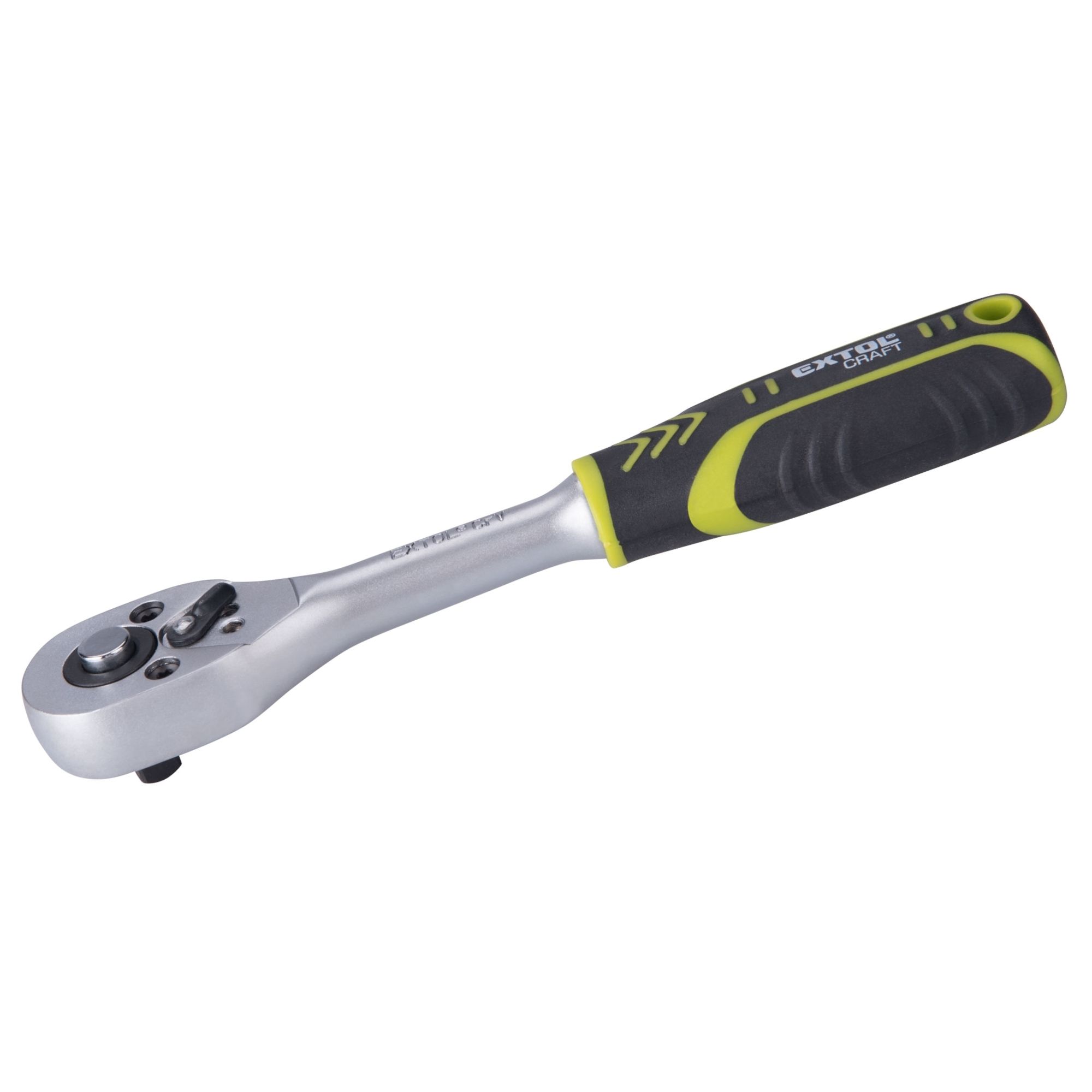 Ráčna 1/4", rovná, 45 zubů, 153mm, CrV, EXTOL CRAFT