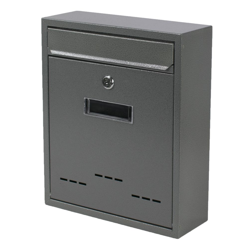 Poštovní schránka šedá struktura, 260x90x310mm, RADIM M.