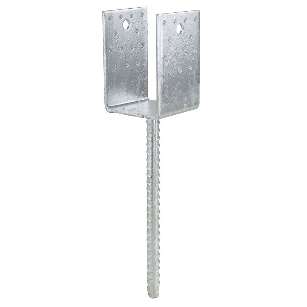 Patka kotevní s trnem, 80x80mm, ZN