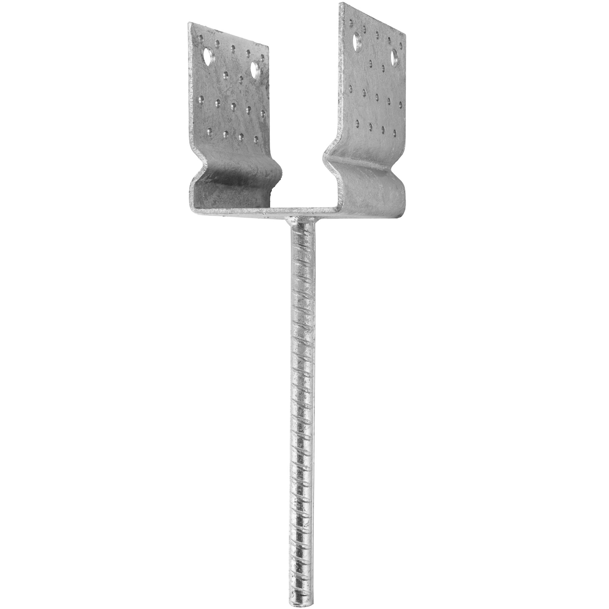 Patka kotevní s trnem, s prolisem, 100x100mm, ZN