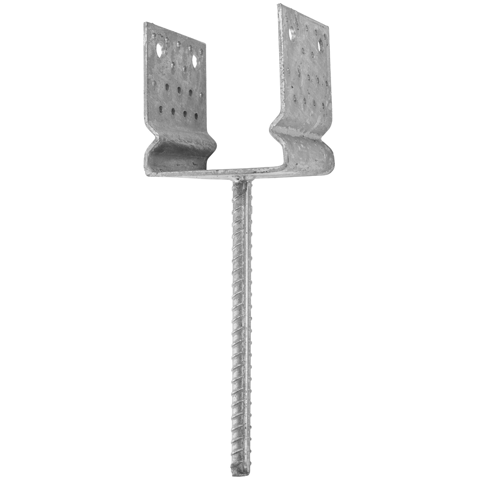 Patka kotevní s trnem, s prolisem, 120x100mm, ZN