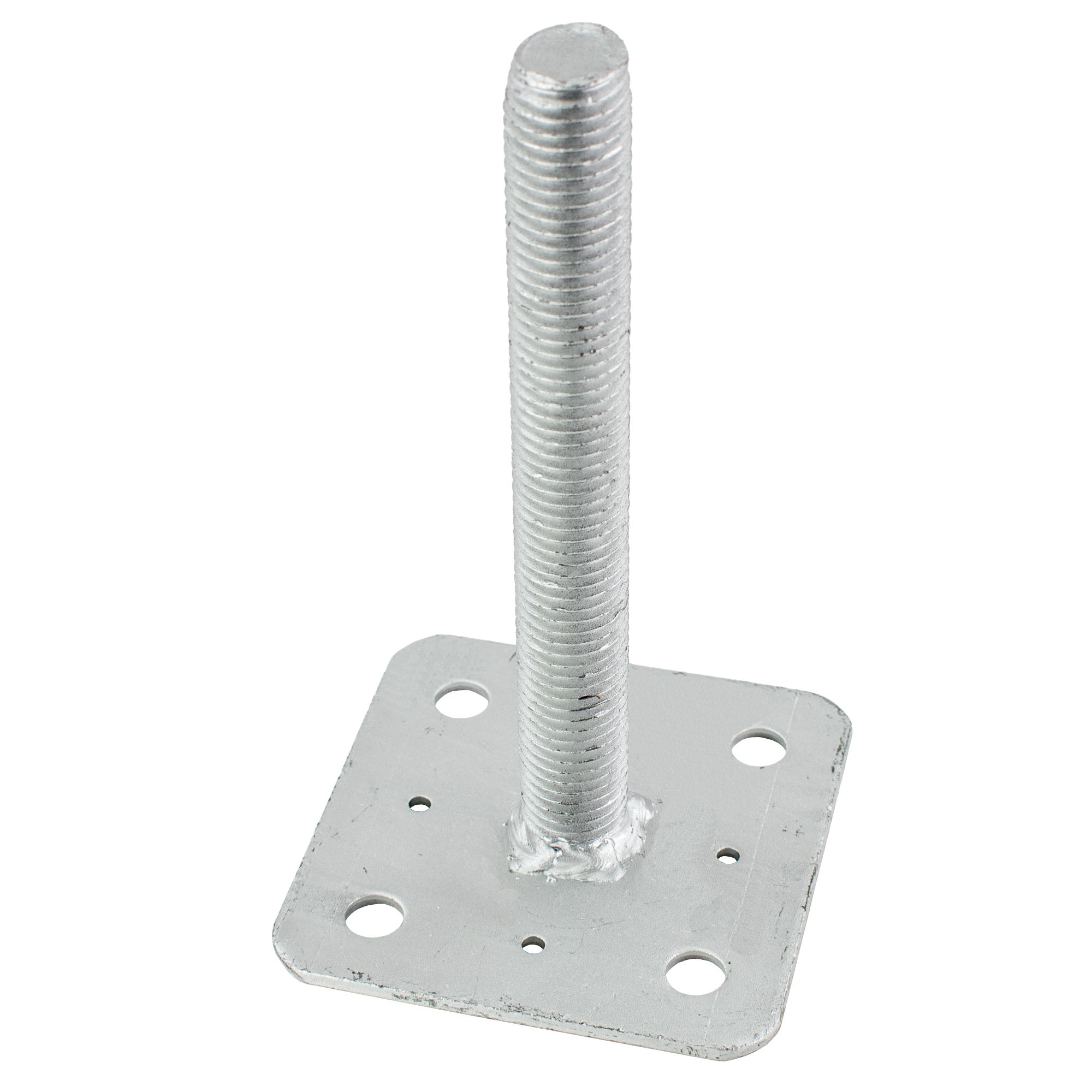 Patka sloupku stavitelná, M24 x 200mm, bez horní desky, ZN