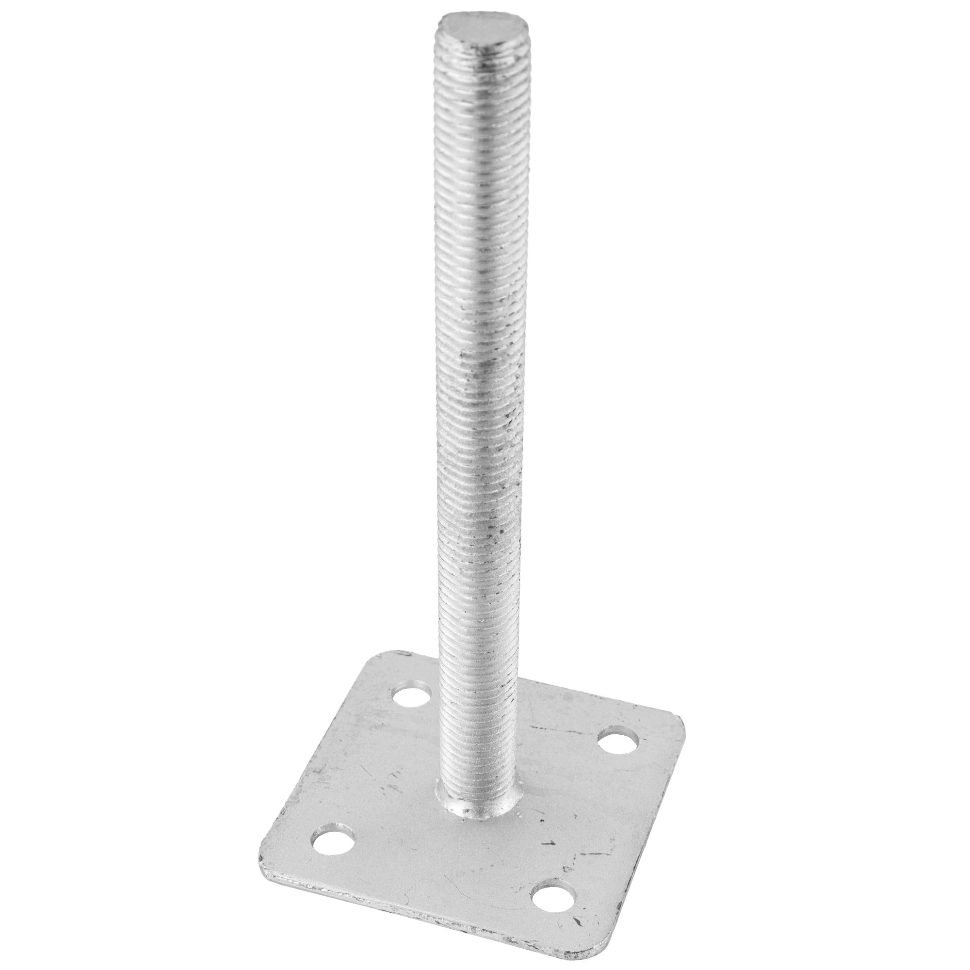 Patka sloupku stavitelná, M24 x 250mm, bez horní desky, ZN