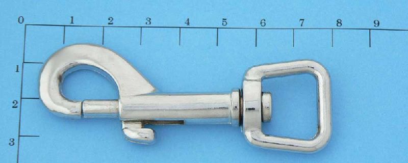 Karabina otočná, hranaté oko, 80 x 20mm