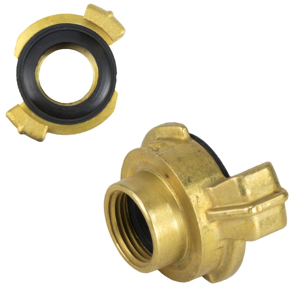 Bajonetová rychlospojka, vnitřní závit 1/2", mosaz, GEKA