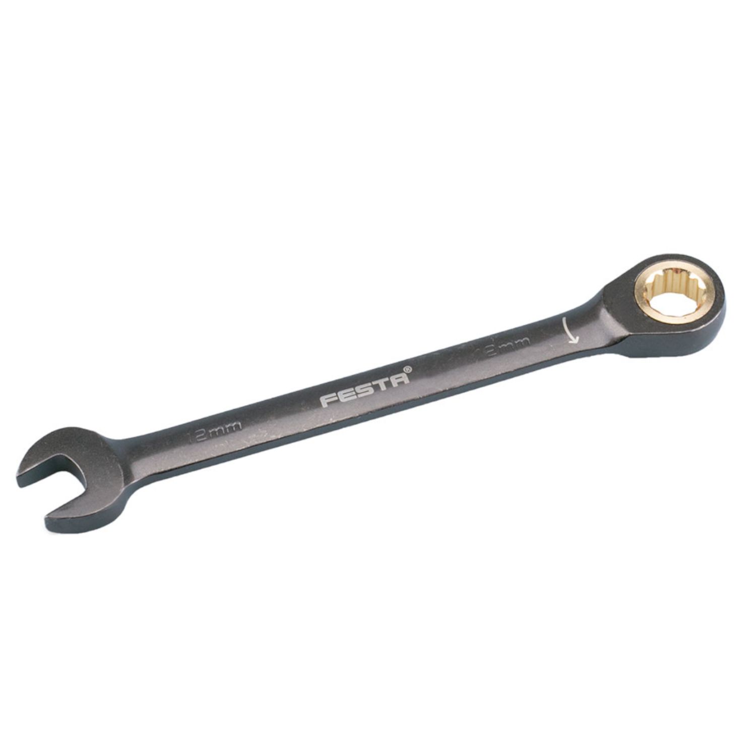 Klíč ráčnový, 12mm, 72 zubů, FESTA