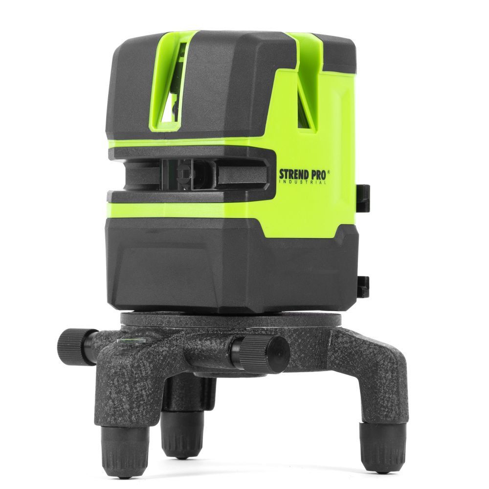 Laser liniový, křížový samonivelační, 4V+1H, zelený, STREND PRO HP-NT411G