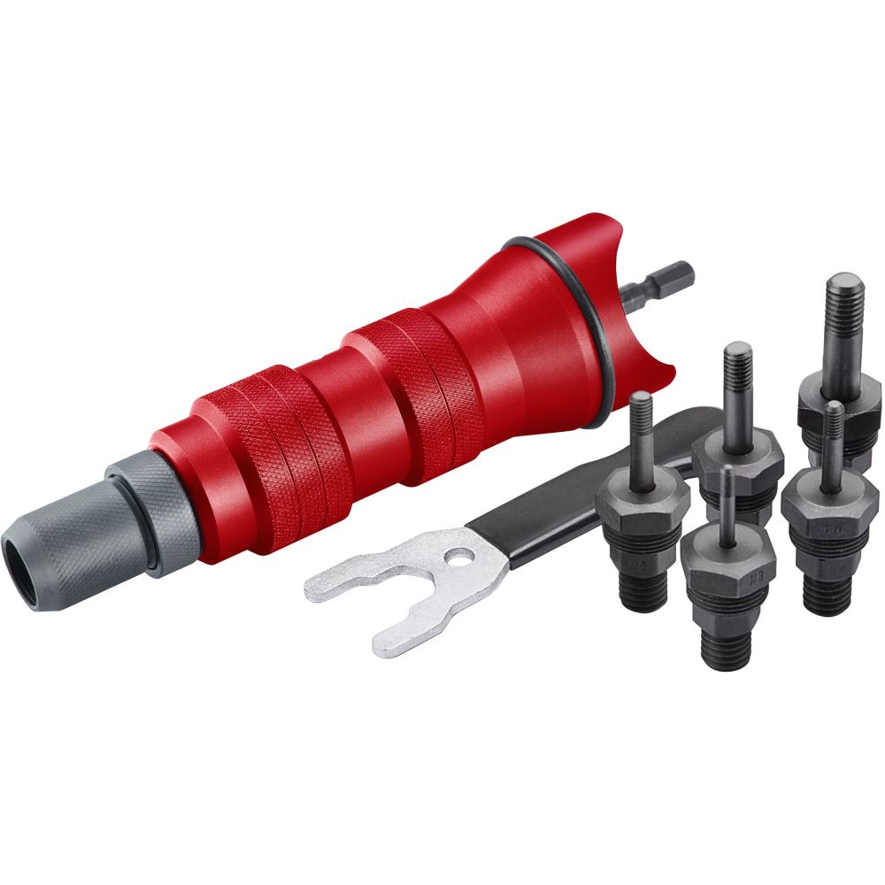 Nástavec nýtovací na vrtačku, pro nýtovací matice M3-M8, FORTUM