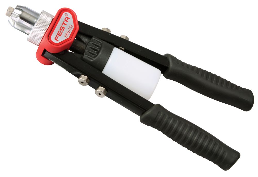 Kleště nýtovací, pákové, 280mm, 2,4-4,8mm, Cr-Mo, FESTA