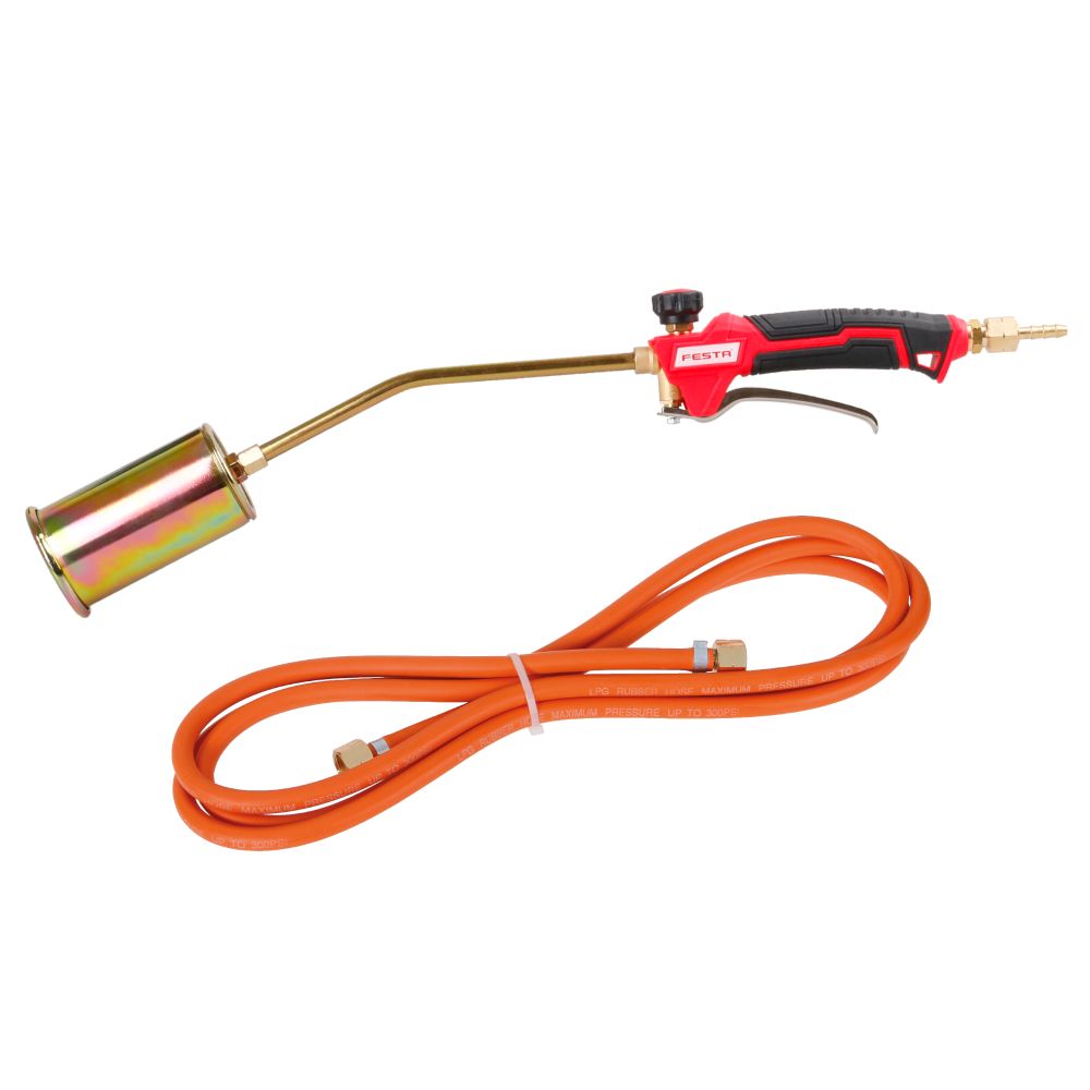 Plynový hořák na LPG, 60kW, tryska 55mm, 550mm, hadice 3m, FESTA