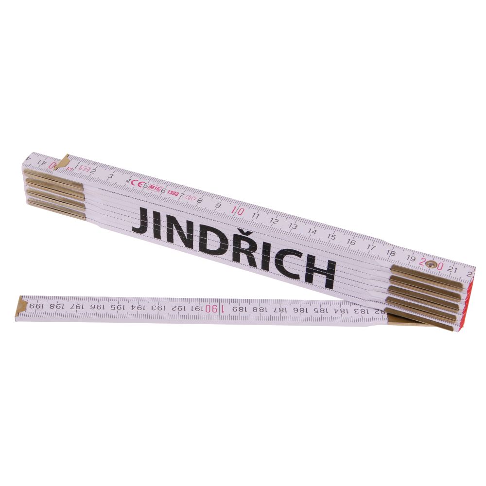 Metr skládací, 2m, dřevěný, PROFI, "JINDŘICH"