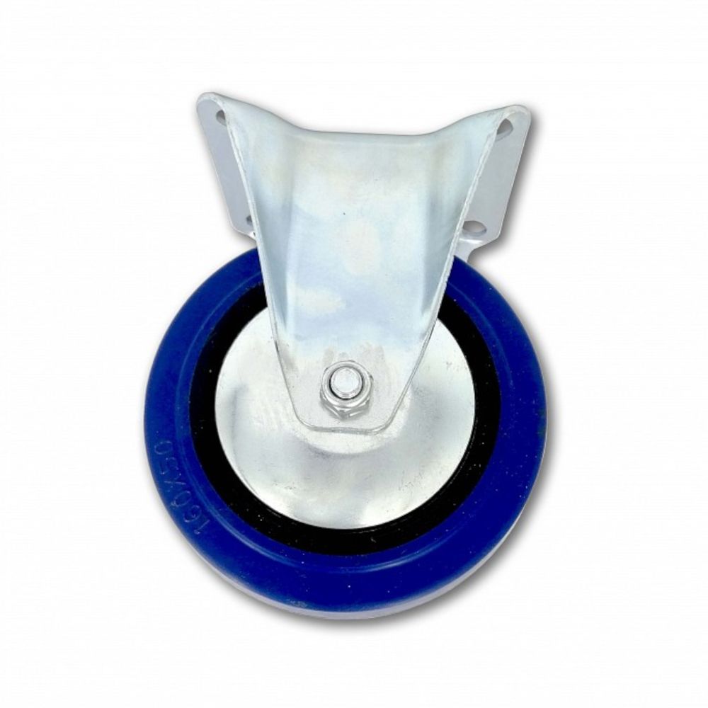 Kolečko pojezdové, 160mm, pevné, tvrdá pryž-modrá, 250kg