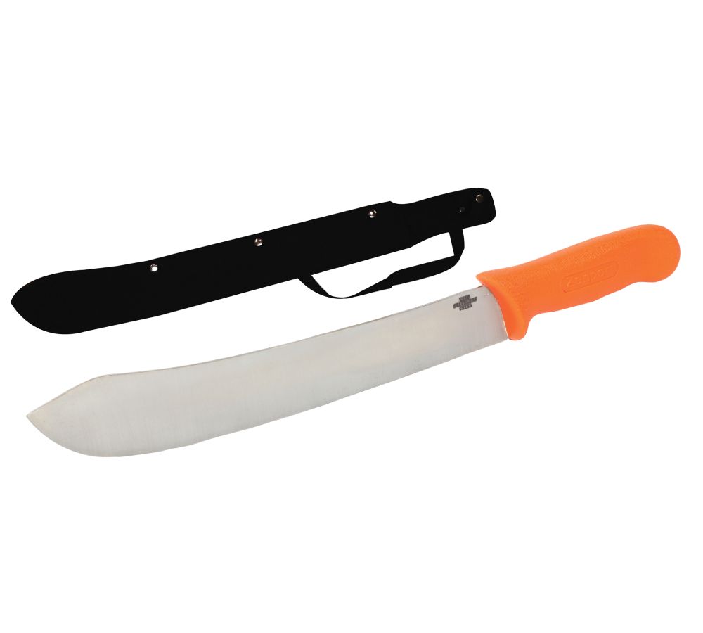 Mačeta nerezová s plastovou rukojetí, délka 43cm, nylonové pouzdro