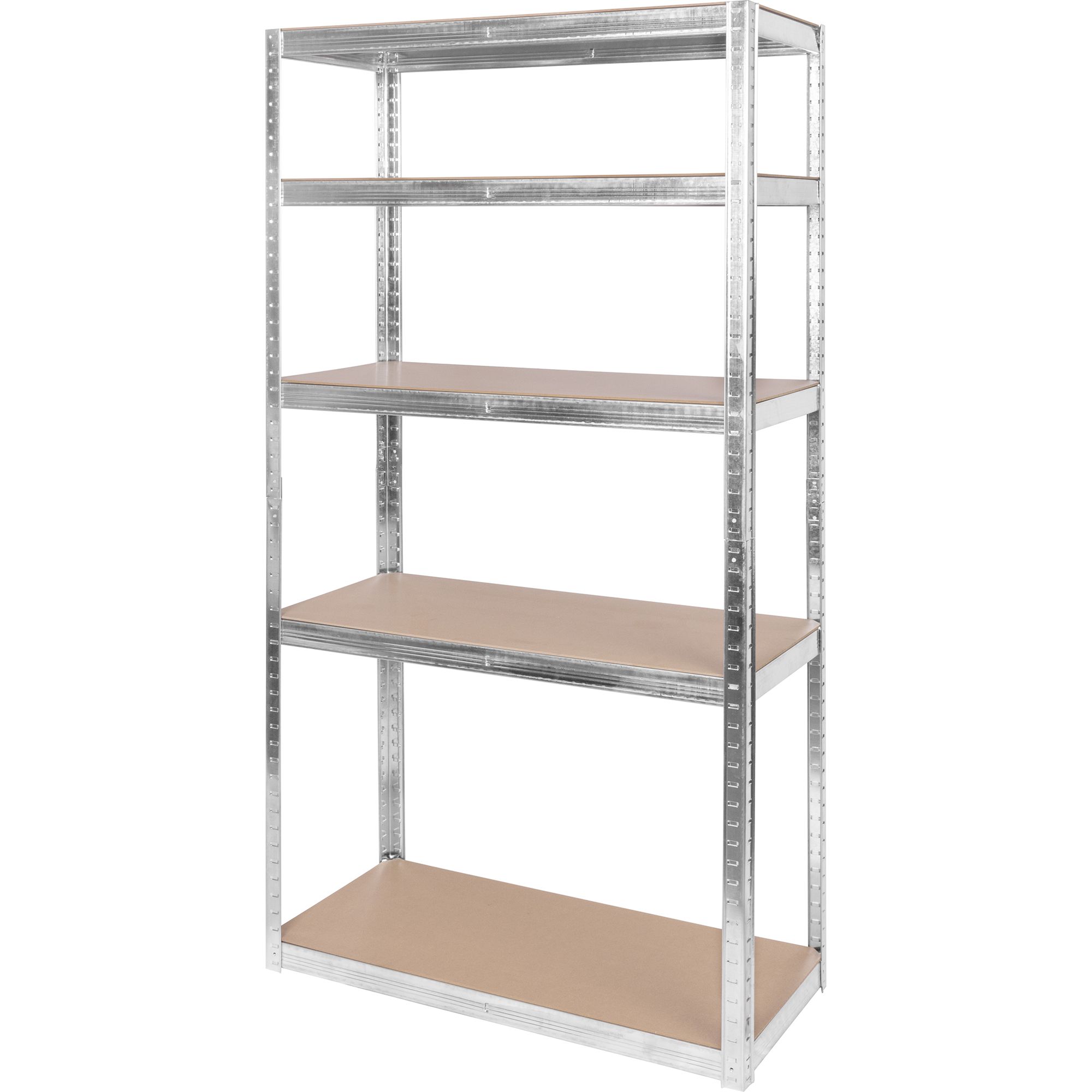 Regál kovový, MDF, 5 polic, 180x 90x40cm, max. 175kg/police, STREND PRO RAT40 MS