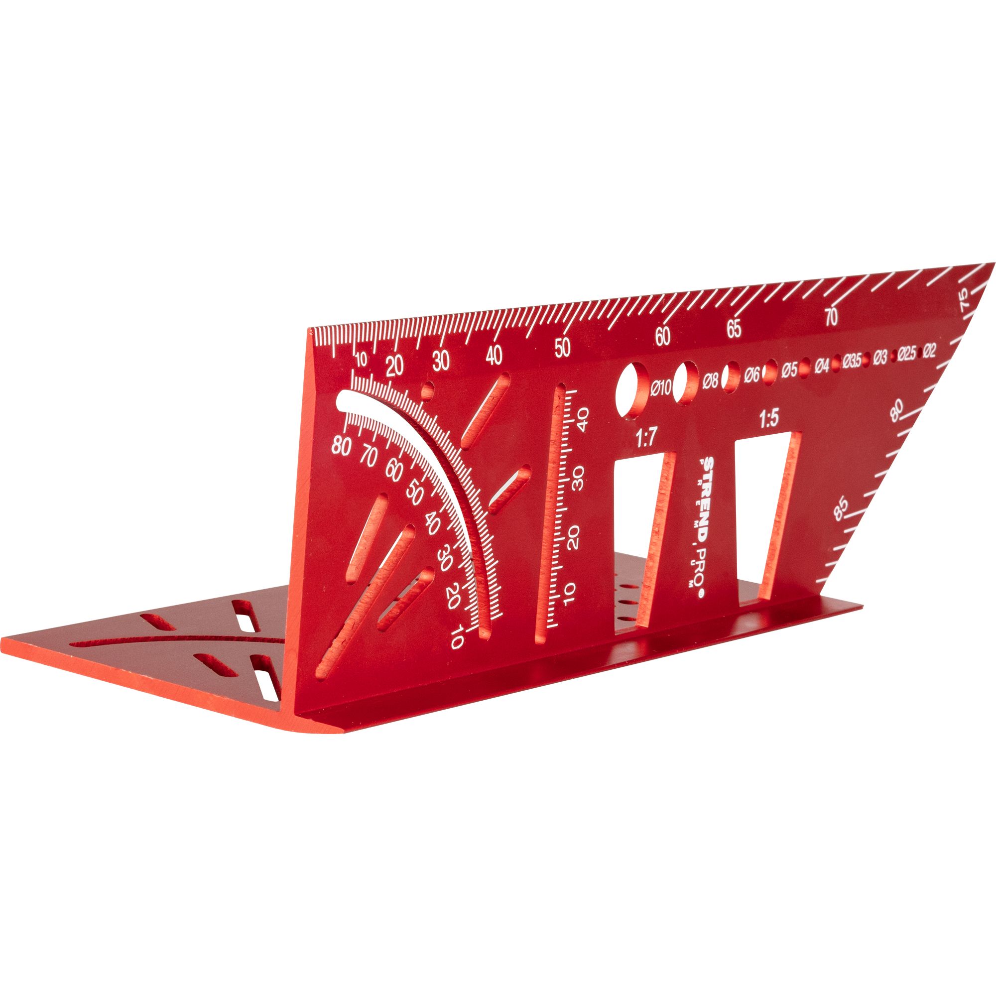 Úhelník truhlářský 3D, ALU, 215x72x63mm, STREND PRO Premium