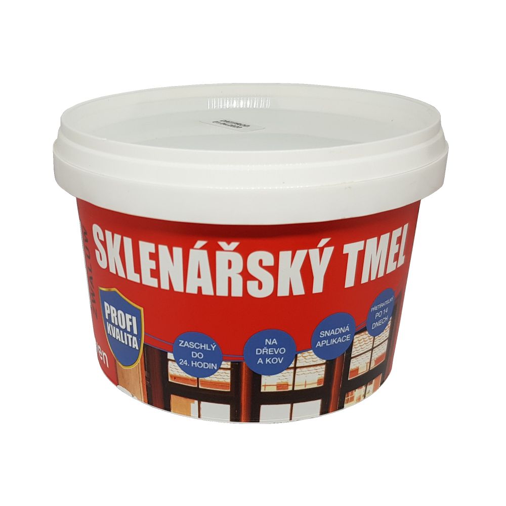 Sklenářský tmel, 1kg, kelímek, Den Braven