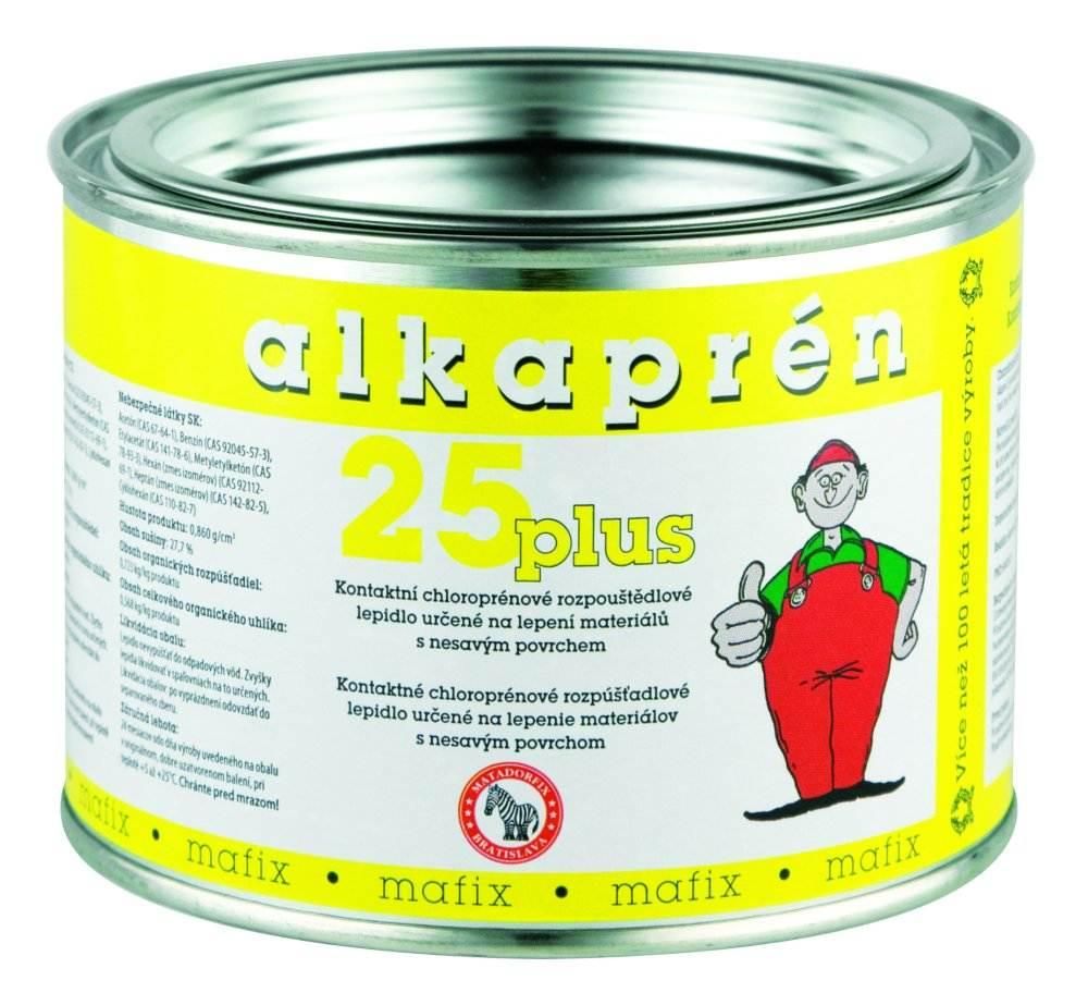 Lepidlo kontaktní ALKAPREN 25 plus, balení 350g, MAFIX