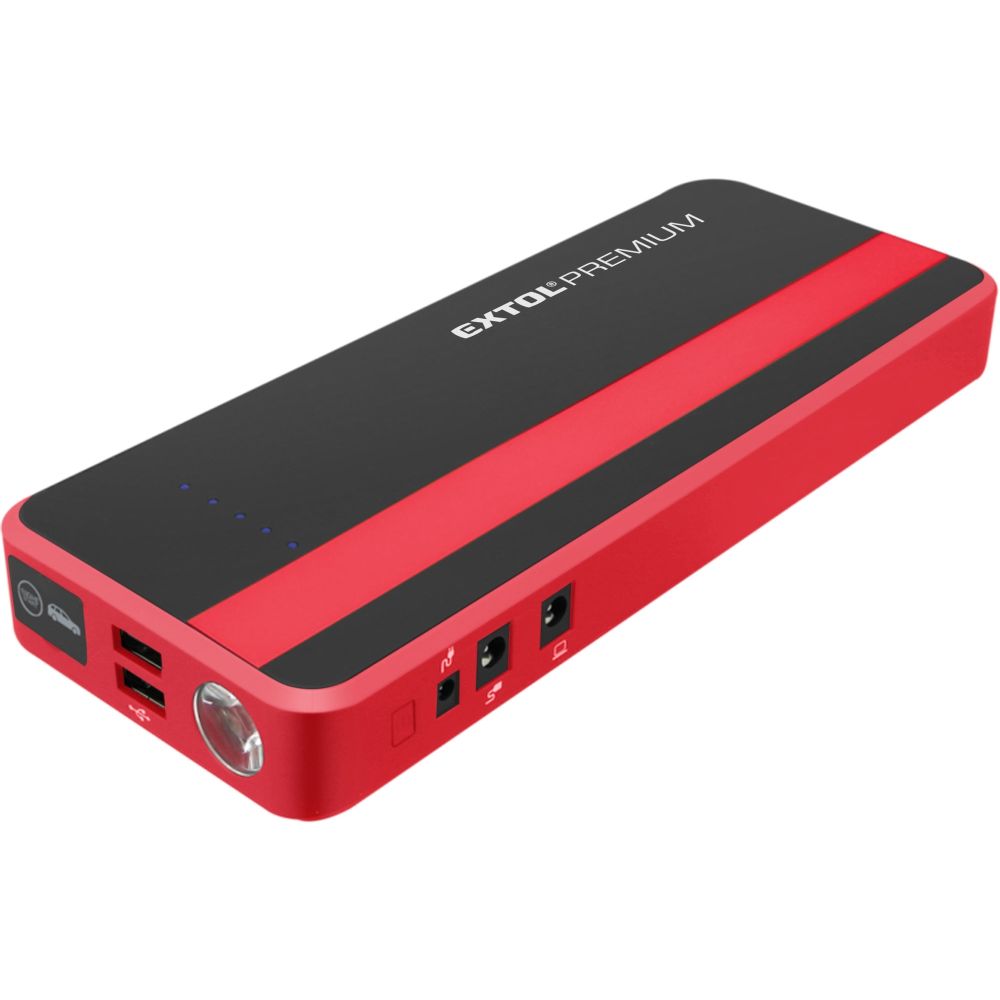Startér JUMP, 400A, pro naftové motory, powerbanka, EXTOL PREMIUM