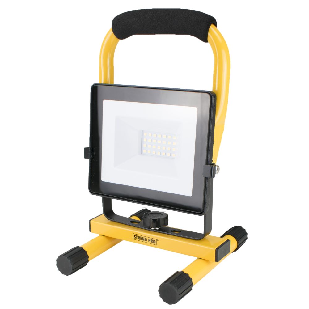 LED reflektor přenosný, SMD, 20W, 1600lm, 230V, STREND PRO