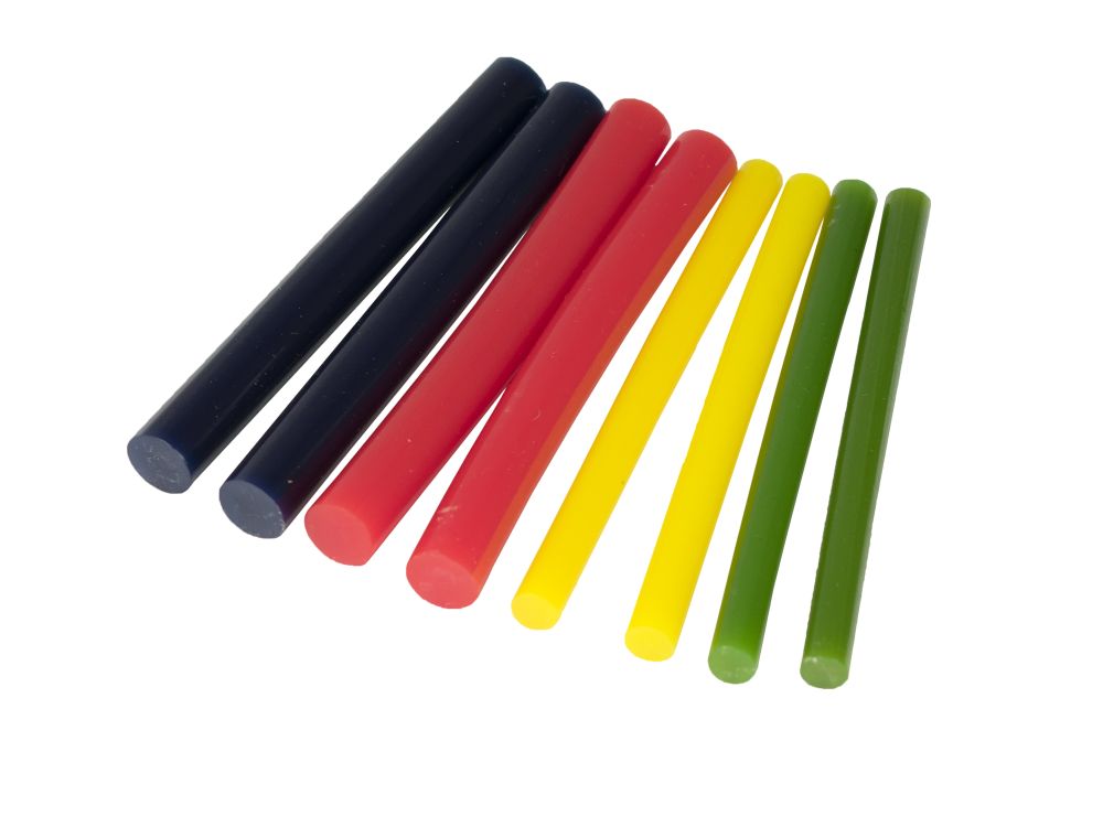 Tavná tyčinka, 7x100mm, žlutá, bal. 24ks