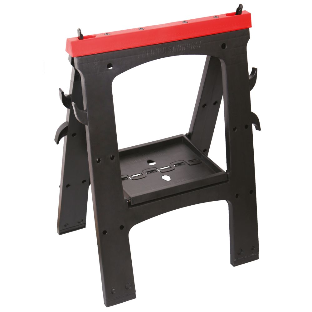 Koza pracovní skládací, plastová, 77cm, 150kg, sada 2ks