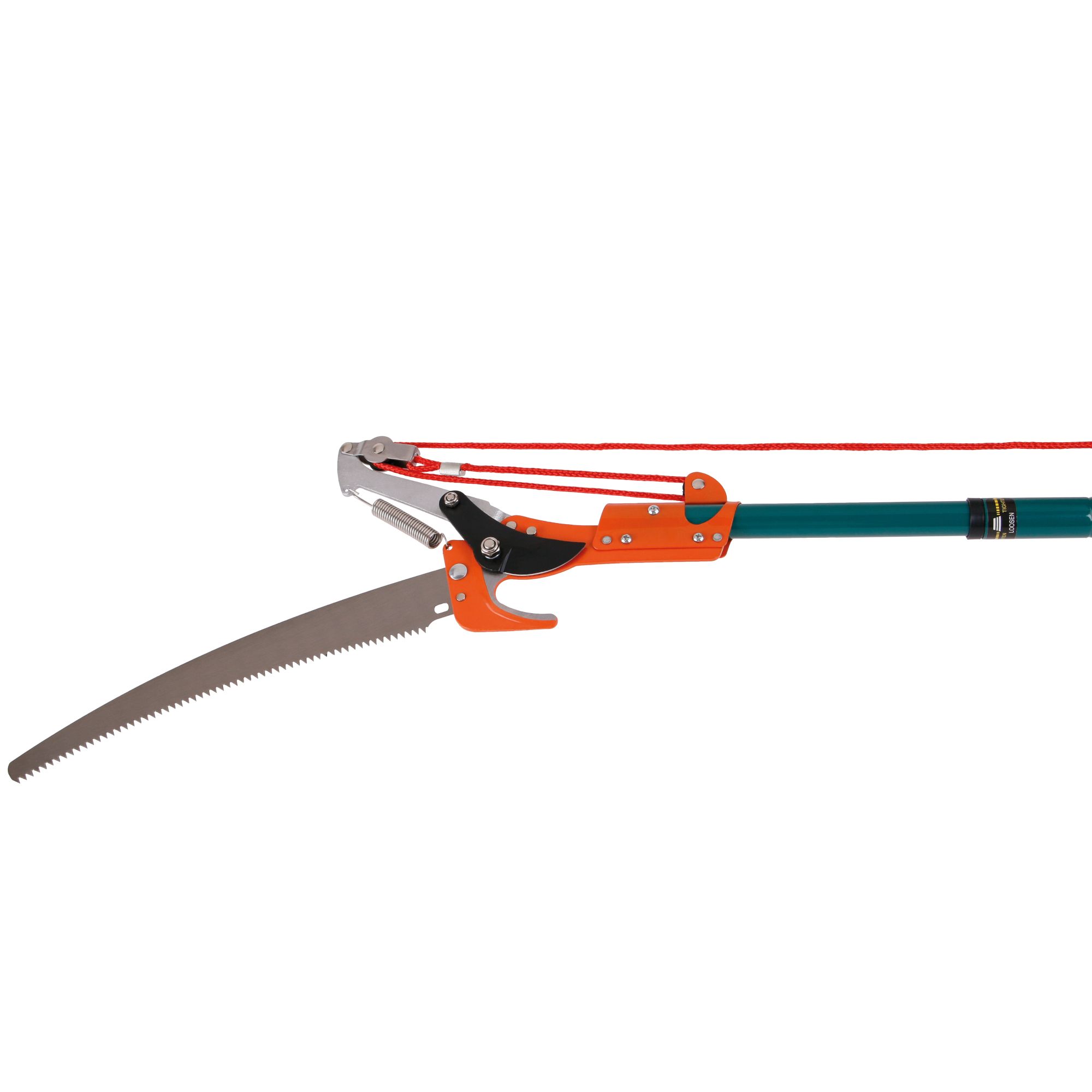 Nůžky housenice s teleskopickou násadou a pilkou