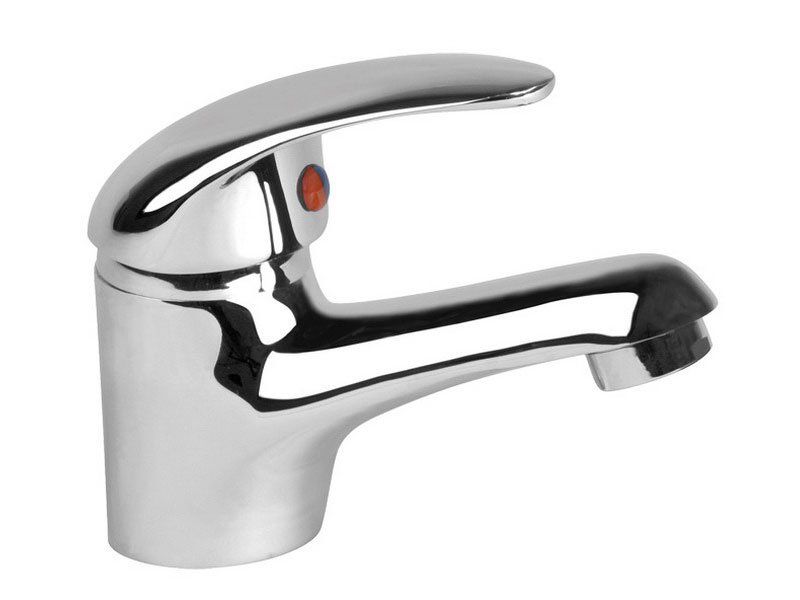 Baterie umyvadlová stojánková, chrom, ramínko 9cm, VIKING