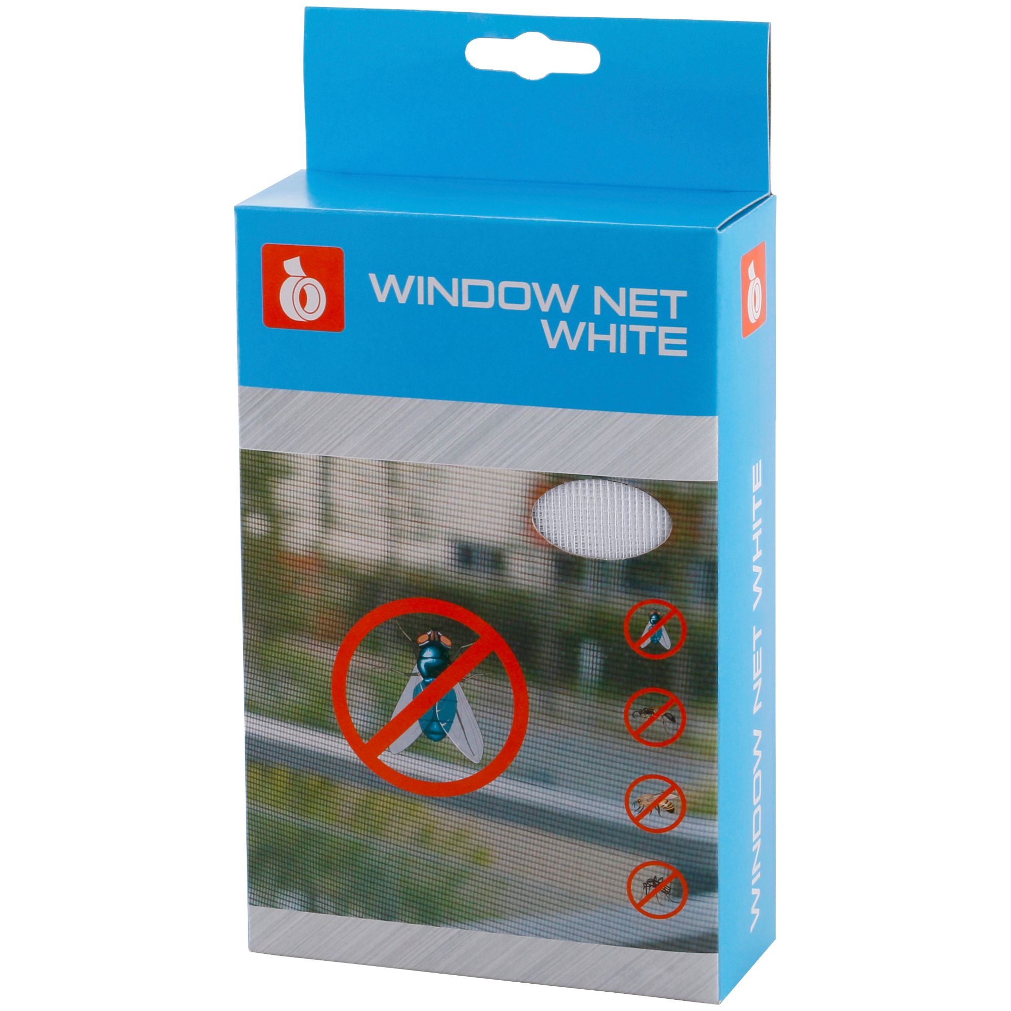 Okenní síť proti hmyzu 150 x 180cm, bílá