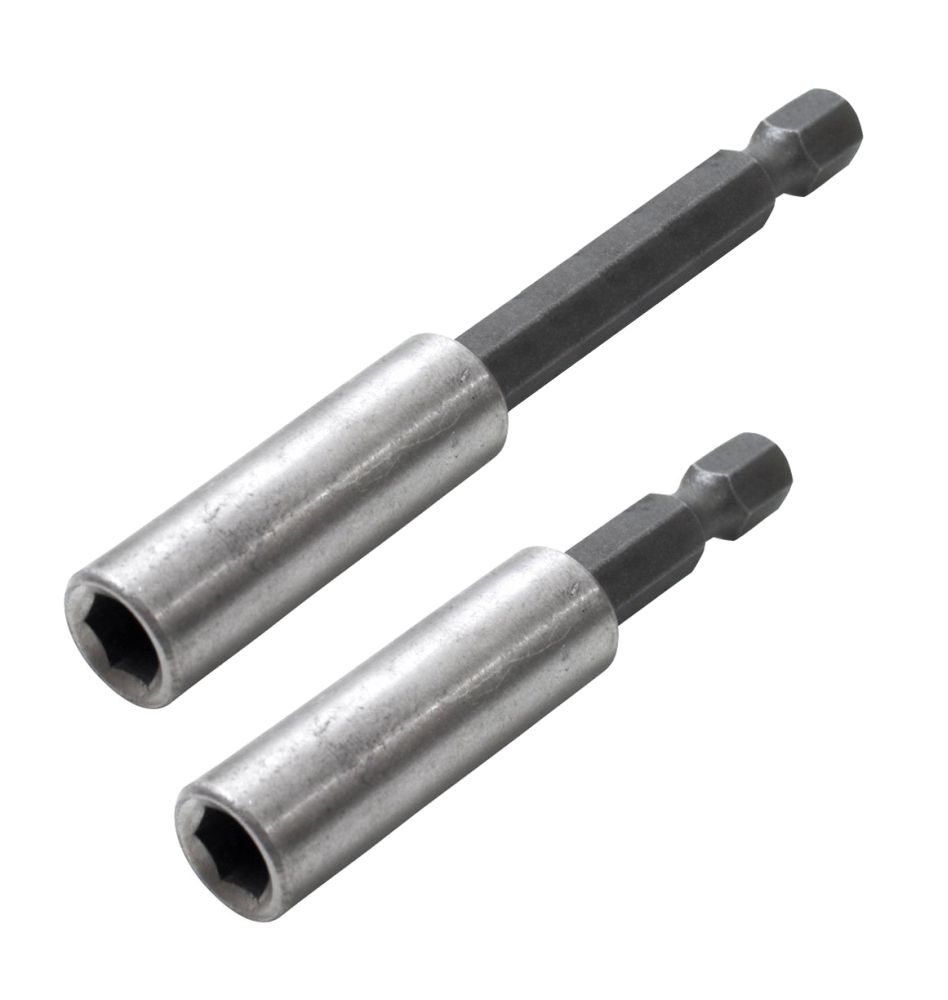 Držák bitů, 1/4", 75 a 150mm, magnet, sada 2ks, CrV, MAGG