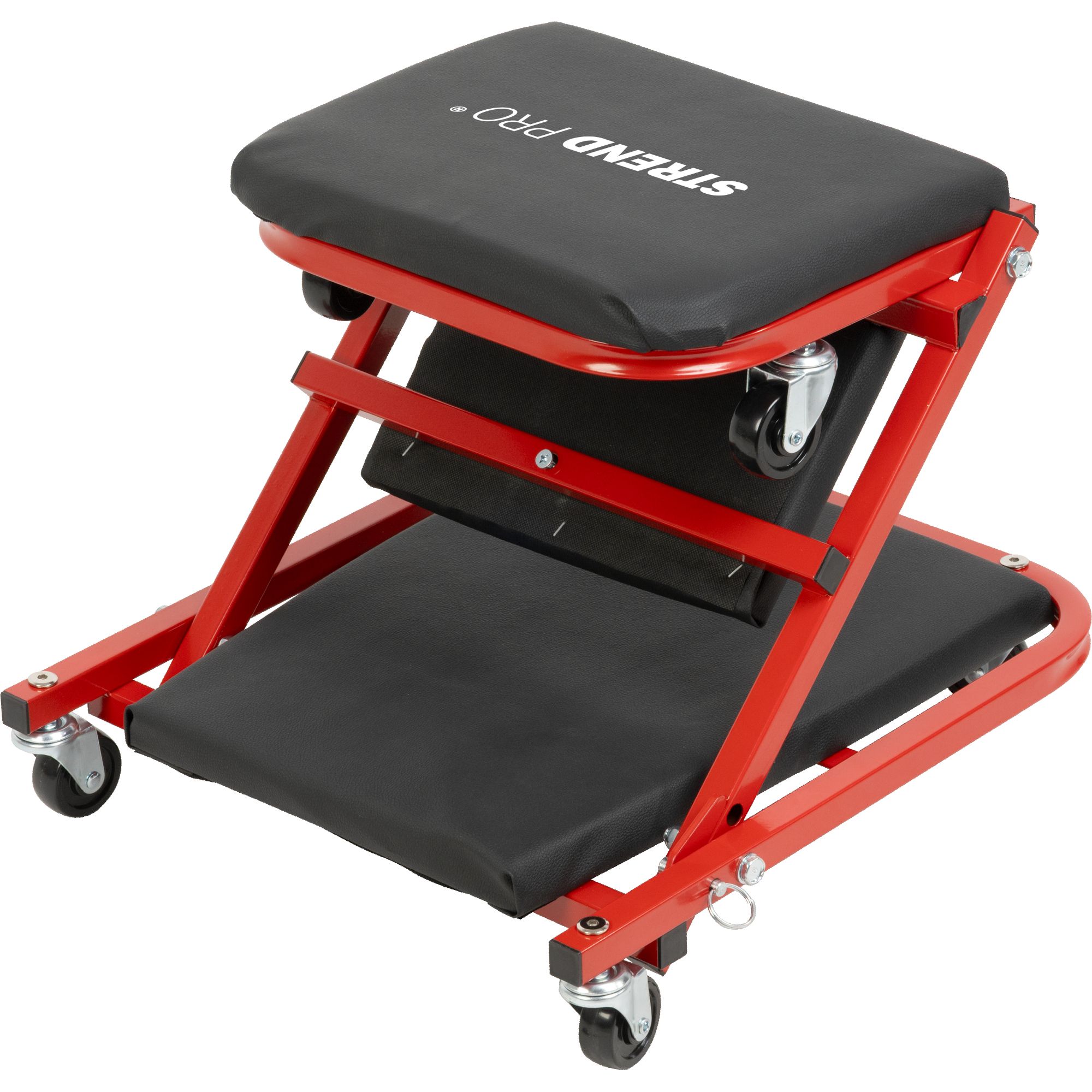 Montážní lehátko 2v1 na kolečkách, skládací, 91cm, STREND PRO