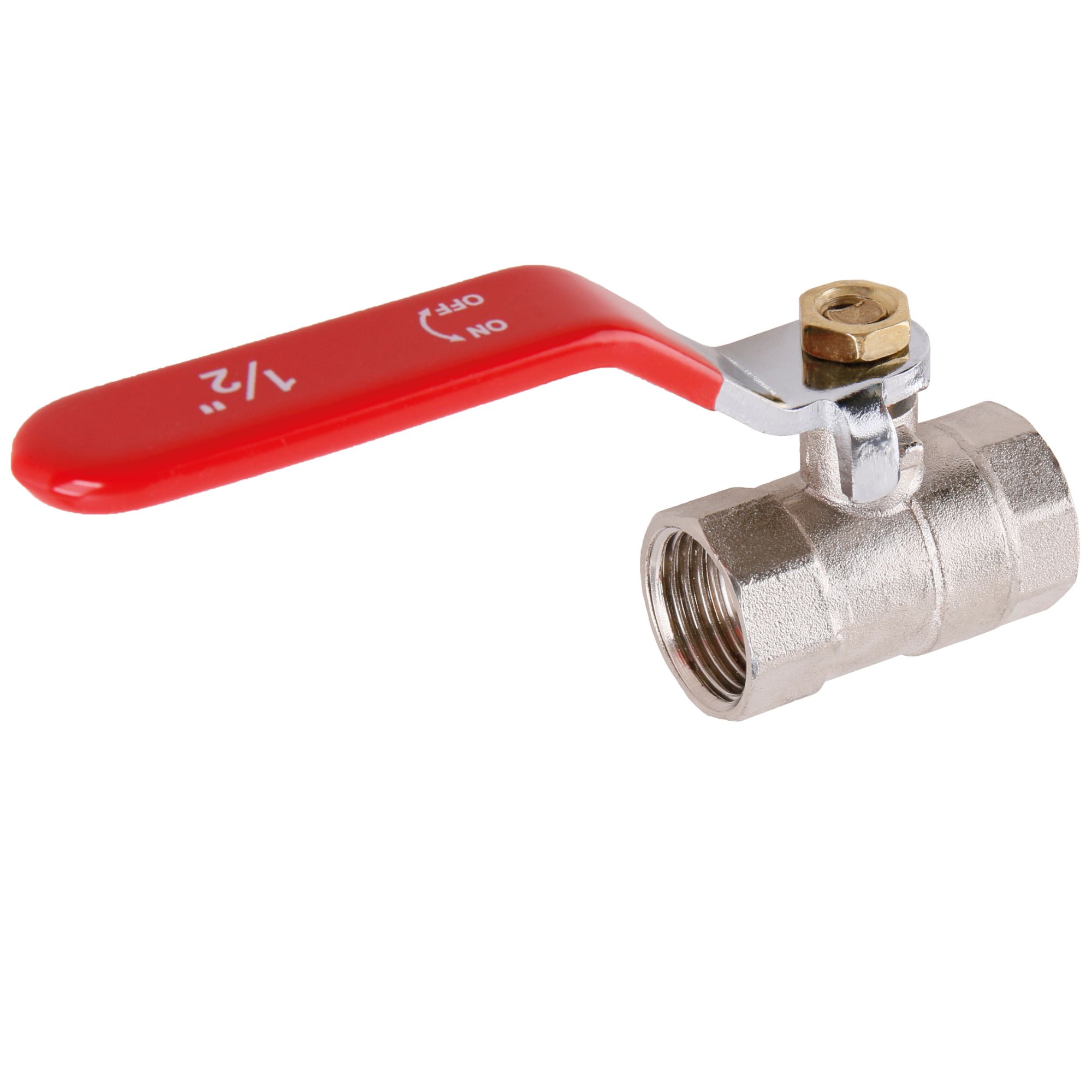 Ventil kulový průchozí, 1/2" x 1/2", vnitřní závity