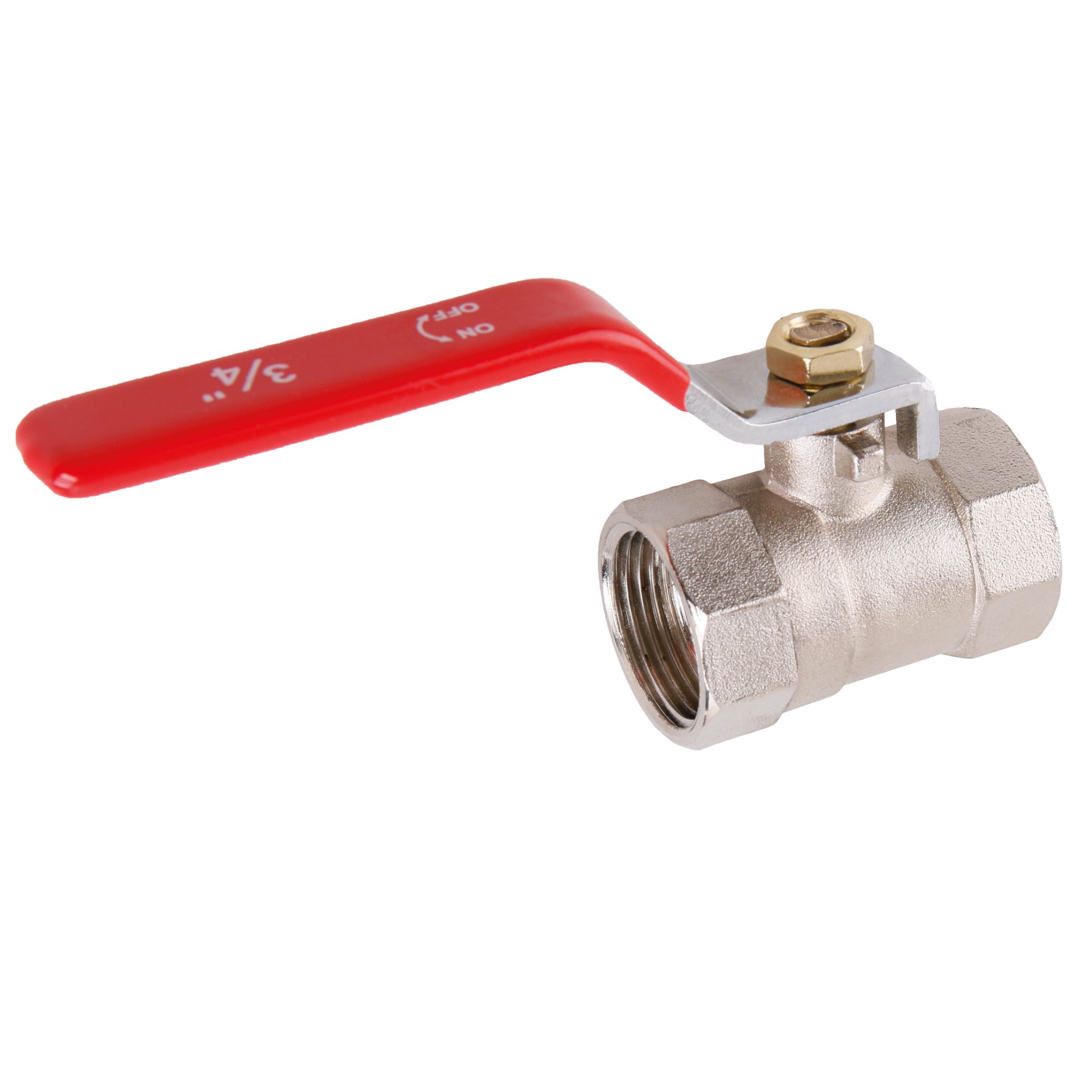 Ventil kulový průchozí, 3/4" x 3/4", vnitřní závity